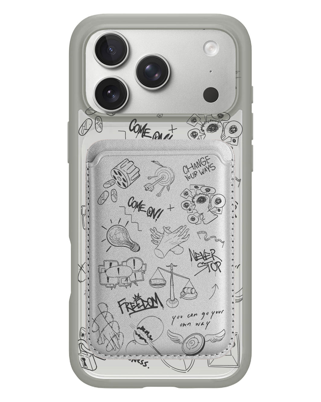 iPhone Magnetic Wallet Case - Freedom