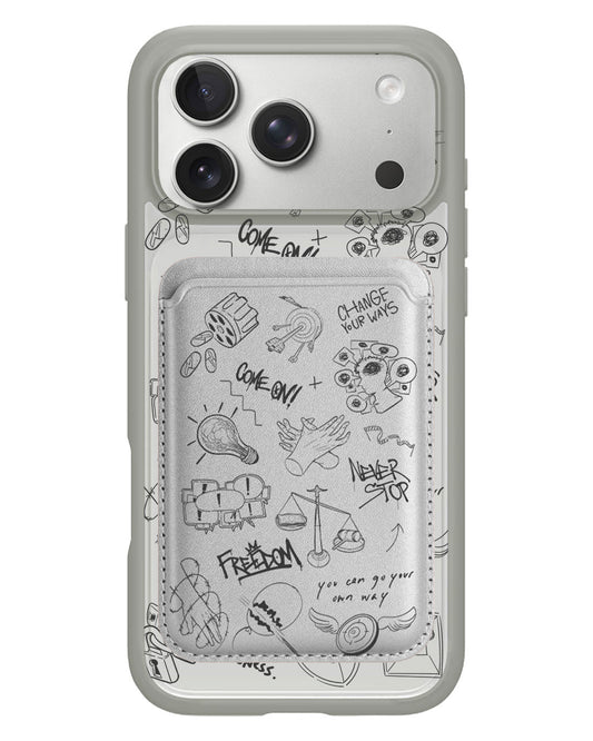 iPhone Magnetic Wallet Case - Freedom