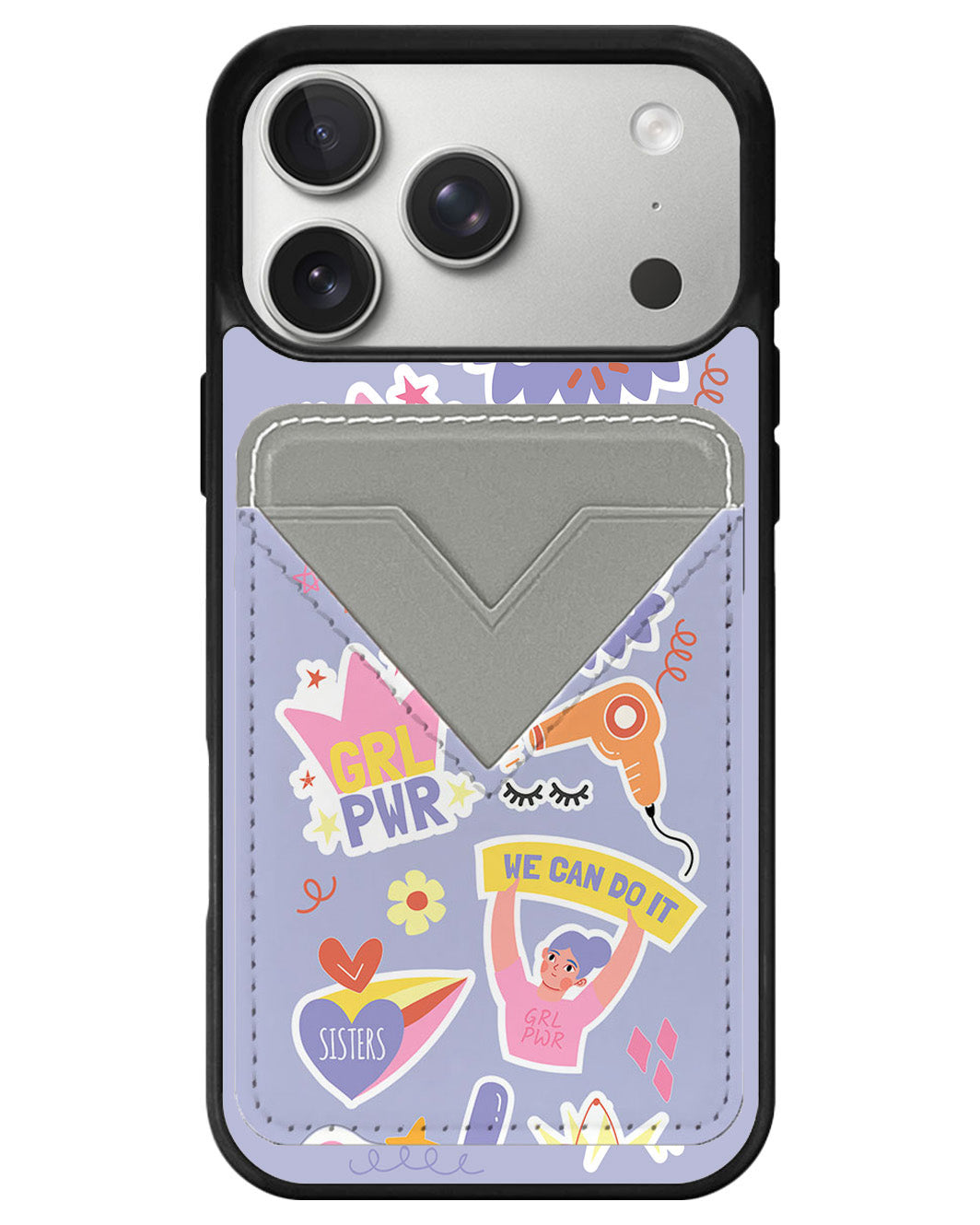 iPhone Avant Wallet Case - Girl Power Sticker Pack