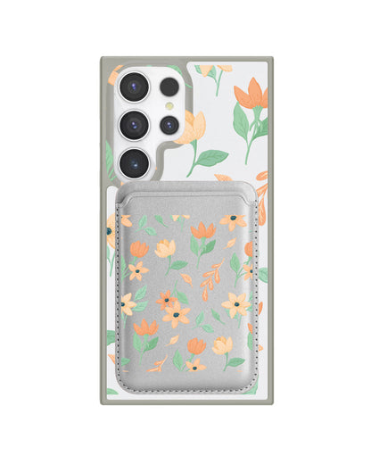 Android Magnetic Wallet Case - Birth Flower 4.0