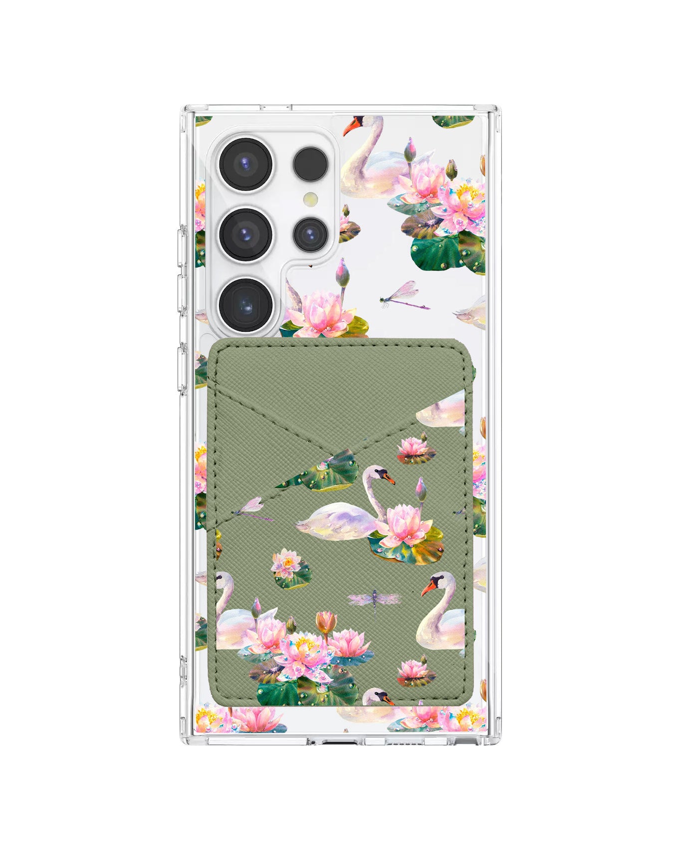 Android Phone Wallet Case - Swan
