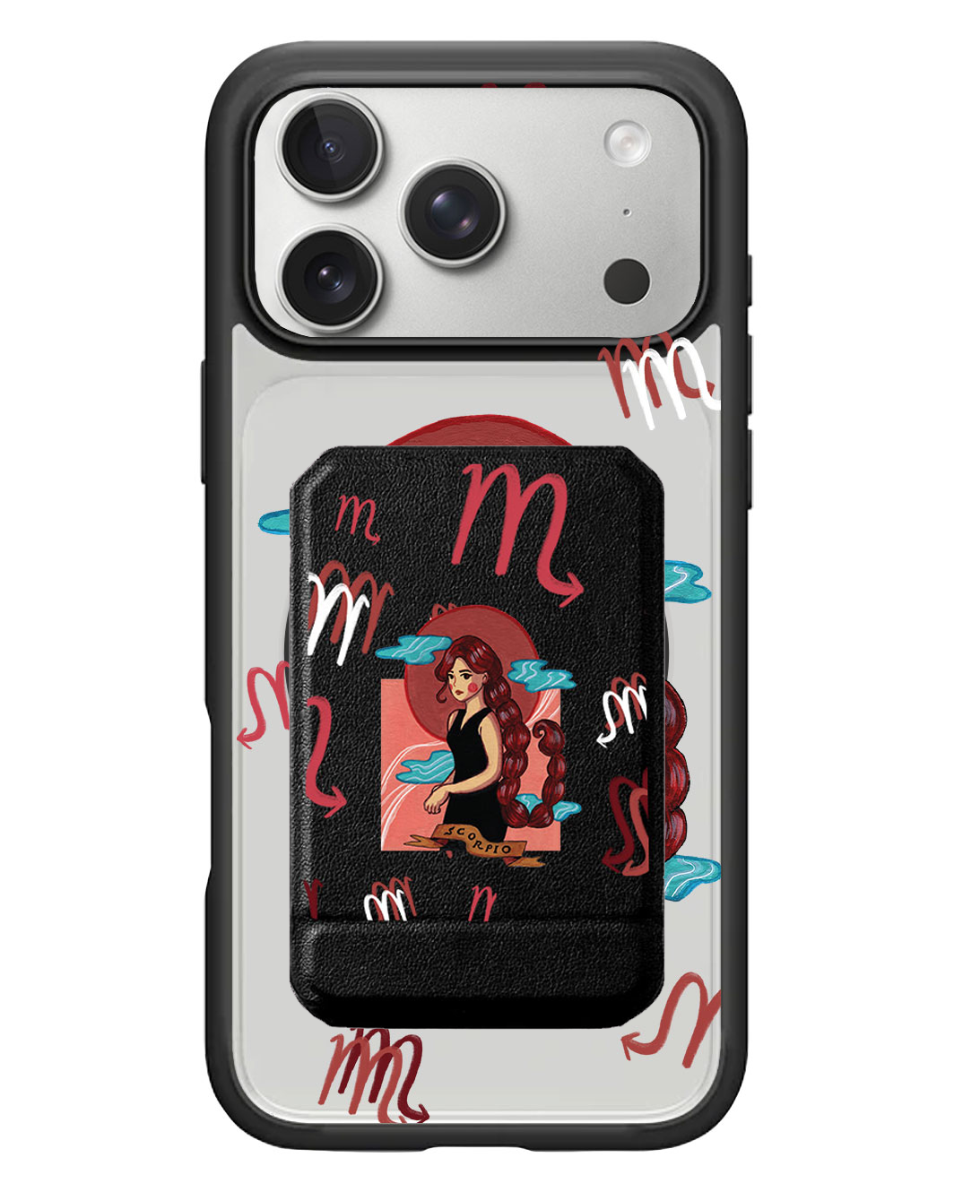 iPhone Magnetic Multifold Wallet - Scorpio