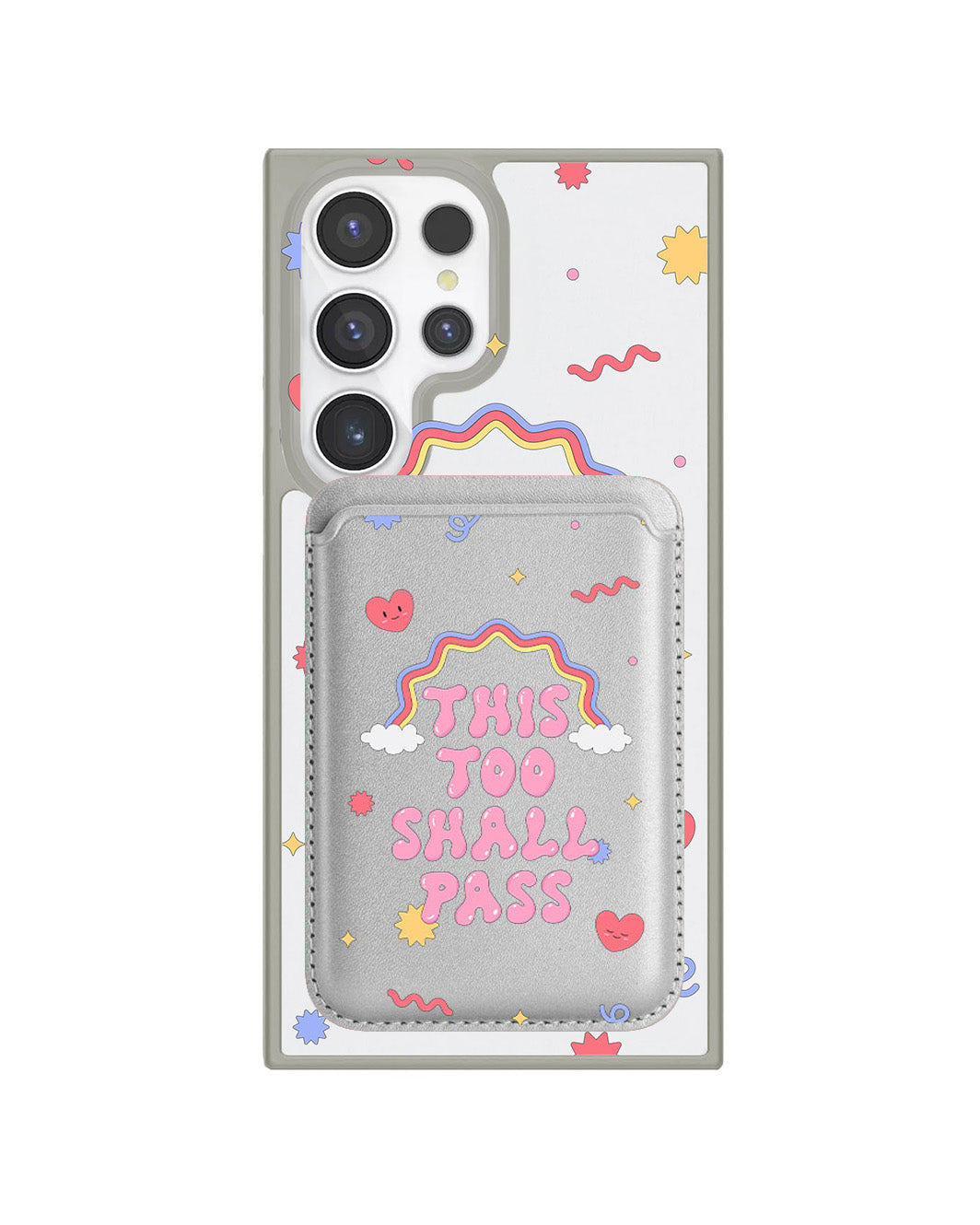 Android Magnetic Wallet Case - This Too Shall Pass