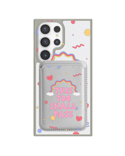 Android Magnetic Wallet Case - This Too Shall Pass