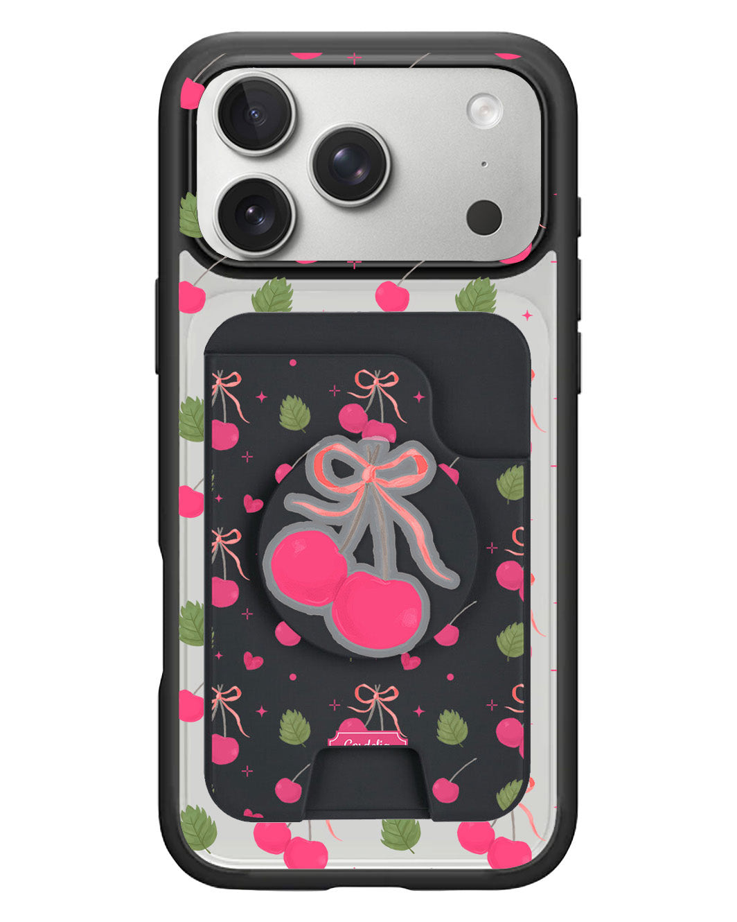 iPhone Magpop Wallet - Coquette Cherry