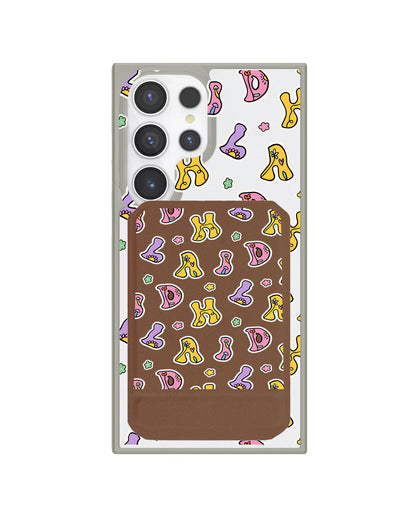 Android Magnetic Multifold Wallet - Playful Monogram 7.0
