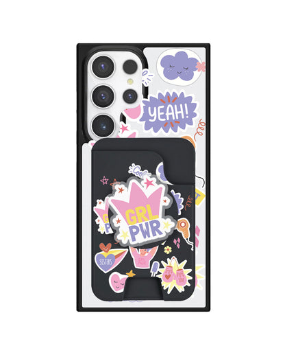 Android Magpop Wallet - Girl Power Sticker Pack