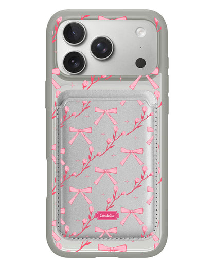iPhone Magnetic Wallet Case - Coquette Floral