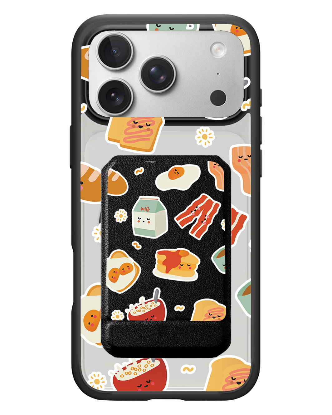 iPhone Magnetic Multifold Wallet - English Breakfast