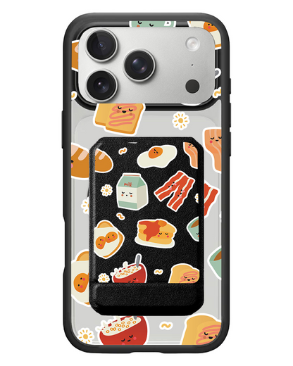 iPhone Magnetic Multifold Wallet - English Breakfast