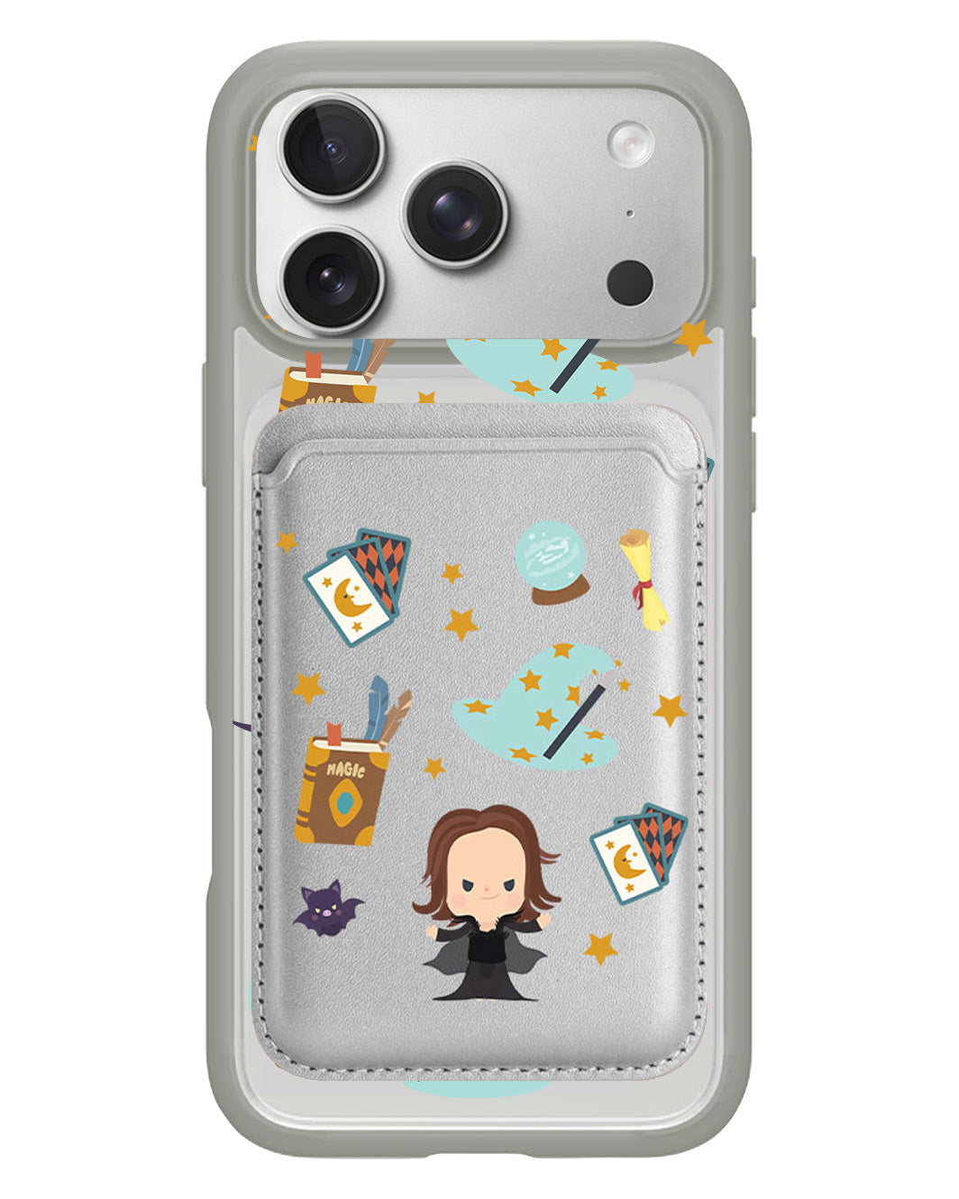 iPhone Magnetic Wallet Case - Little Hogwarts