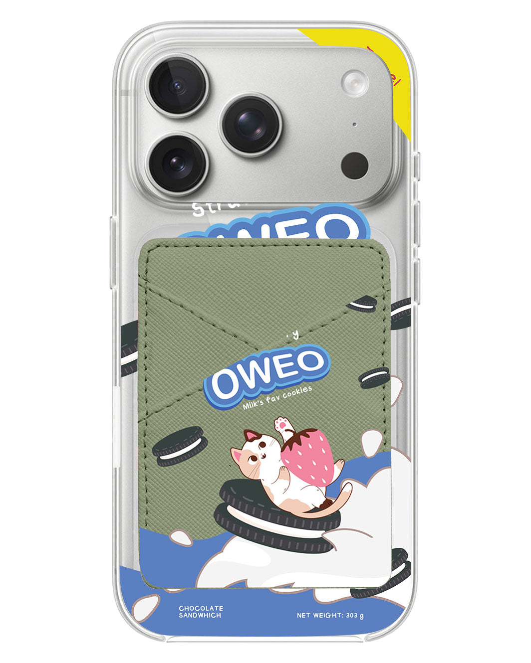 iPhone Phone Wallet Case - Oweo Cat