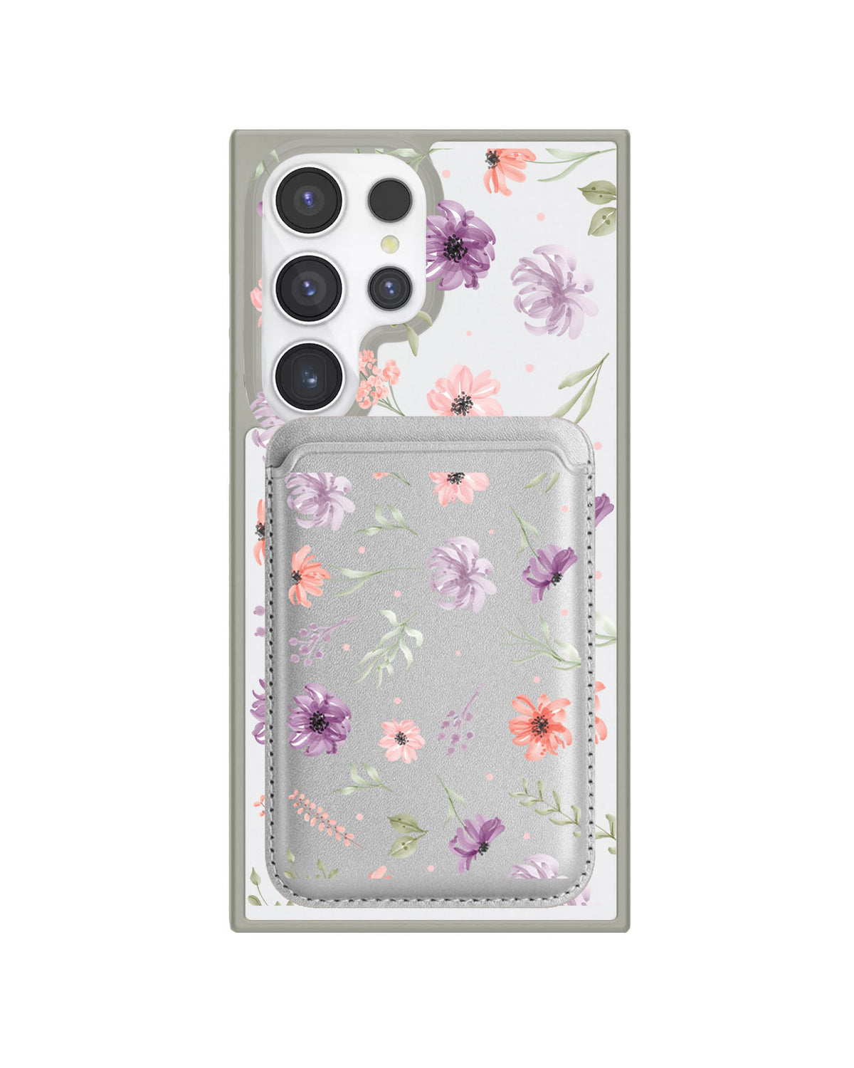 Android Magnetic Wallet Case - Botanical Garden 3.0