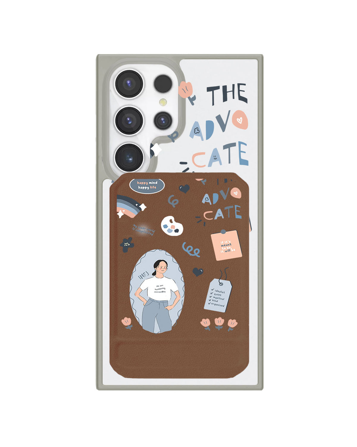 Android Magnetic Multifold Wallet - INFJ