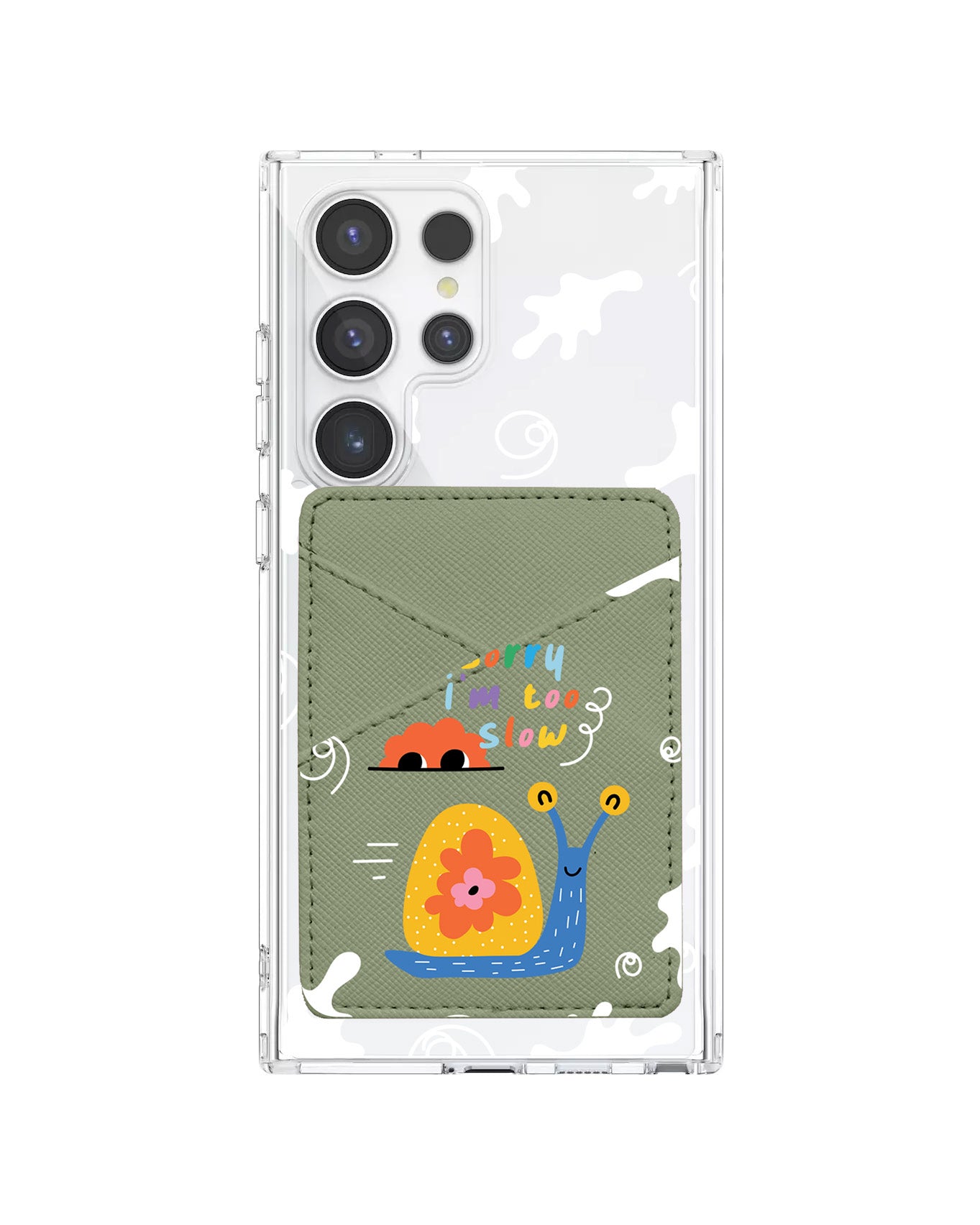 Android Phone Wallet Case - Sorry Being Slow