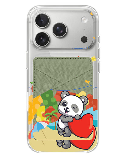 iPhone Phone Wallet Case - Yipi Baby Panda