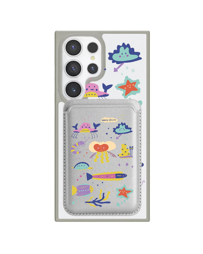 Android Magnetic Wallet Case - Ocean world