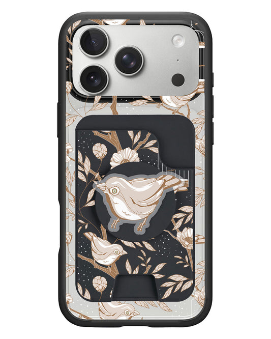 iPhone Magpop Wallet - Lovebird Monochrome 3.0
