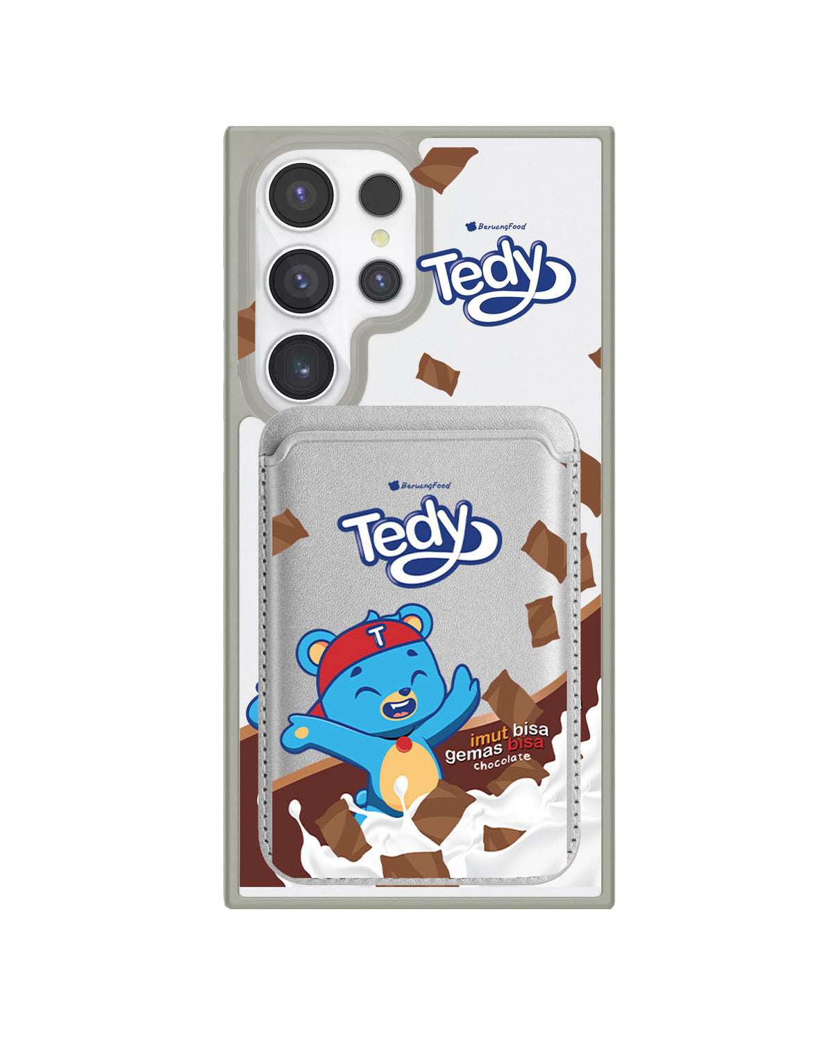 Android Magnetic Wallet Case - Tedy