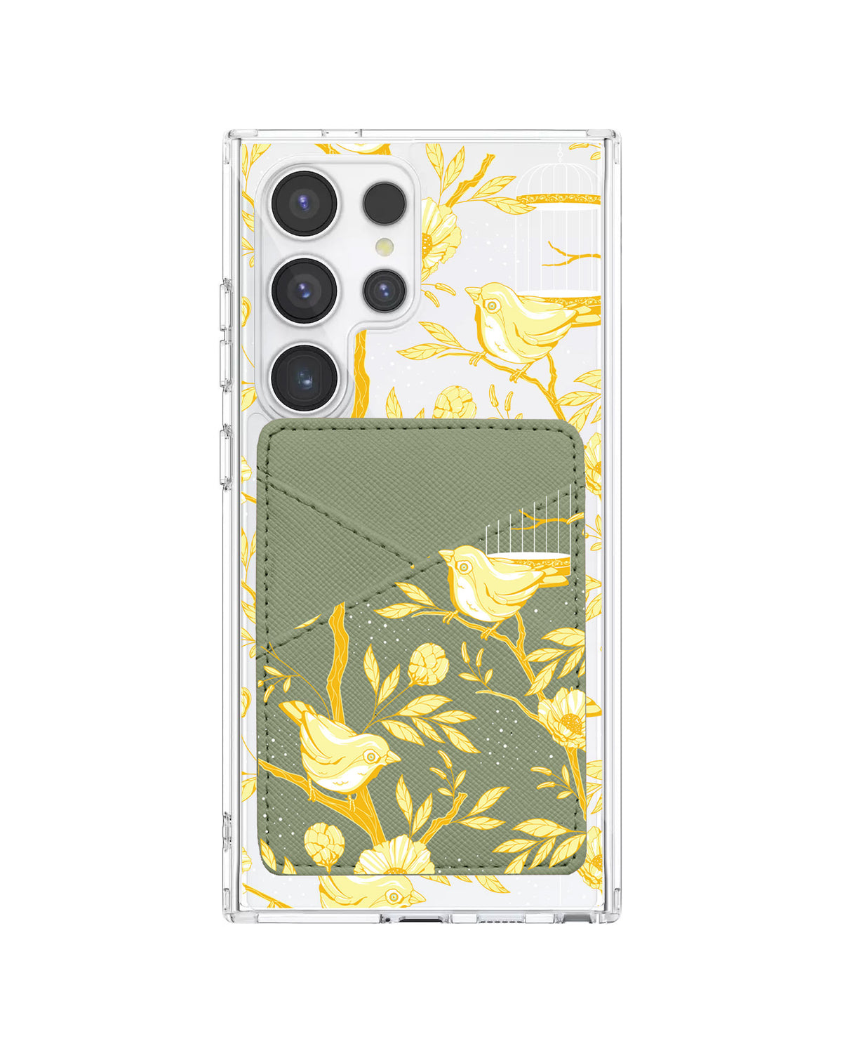Android Phone Wallet Case - Lovebird Monochrome 2.0