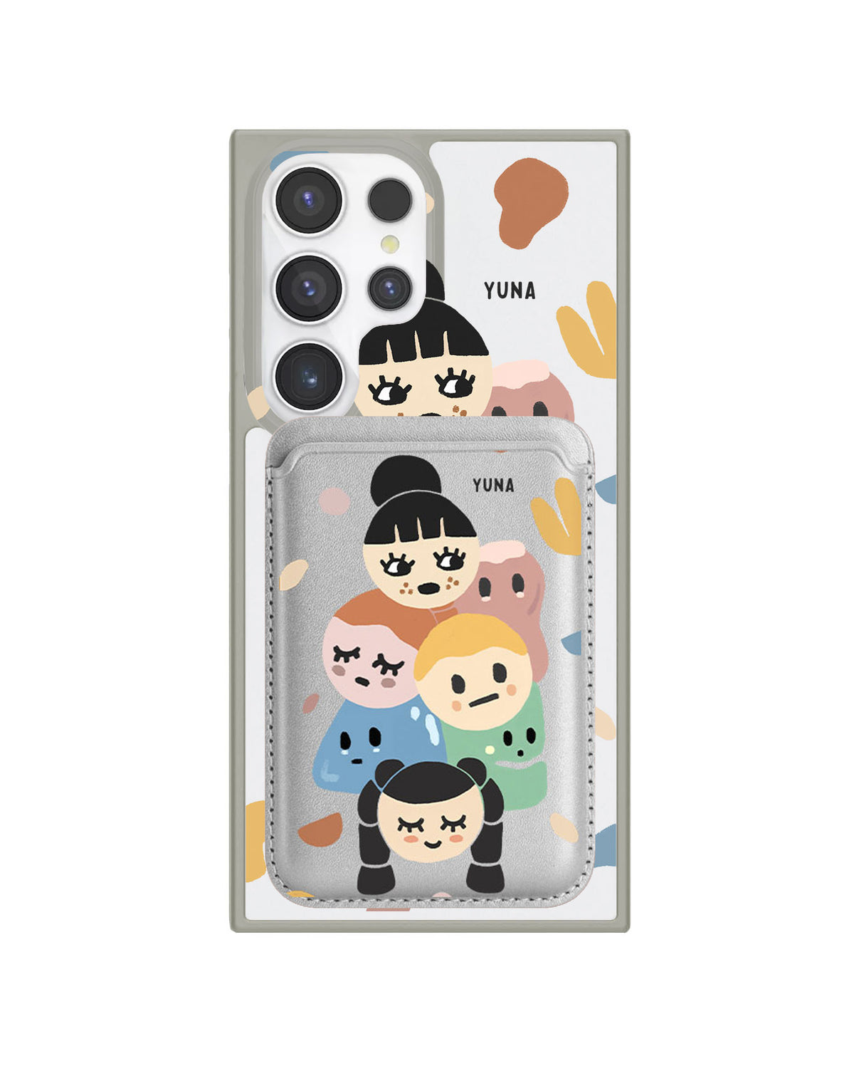 Android Magnetic Wallet Case - Doodle 1