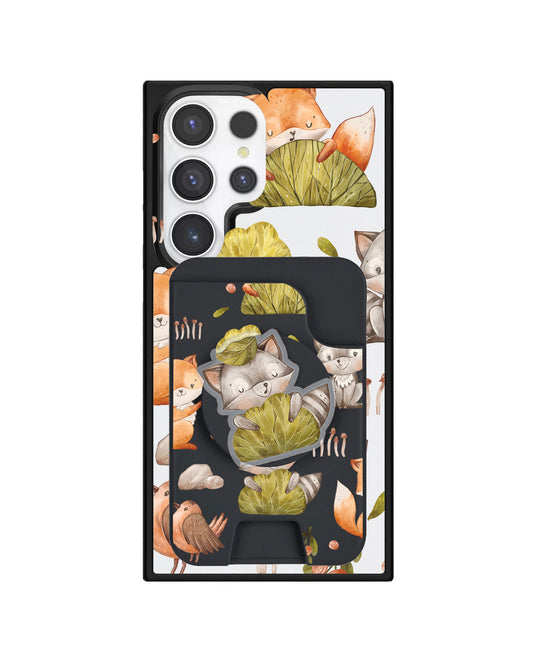 Android Magpop Wallet - Racoon And Friends