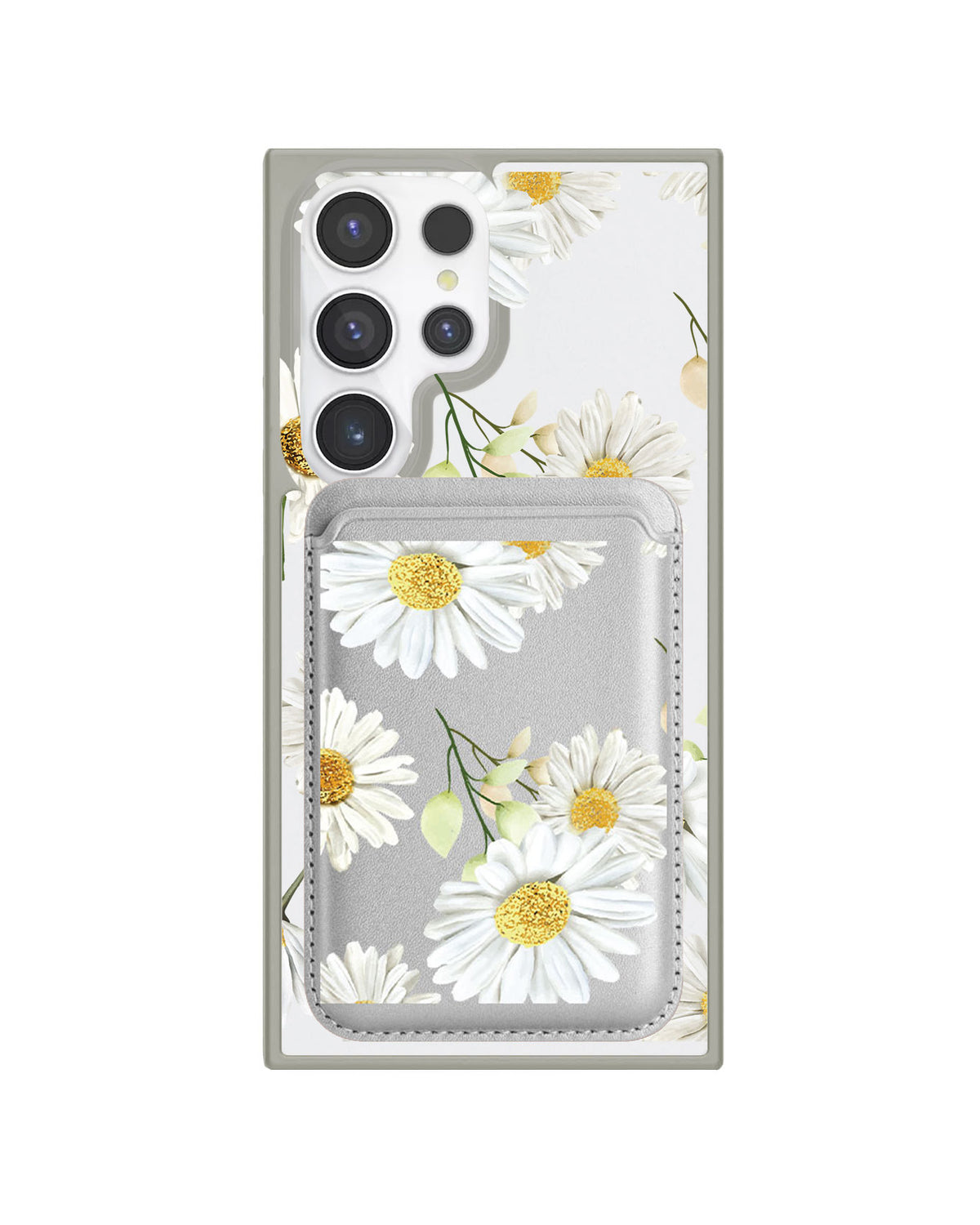 Android Magnetic Wallet Case - October Chrysanthemum