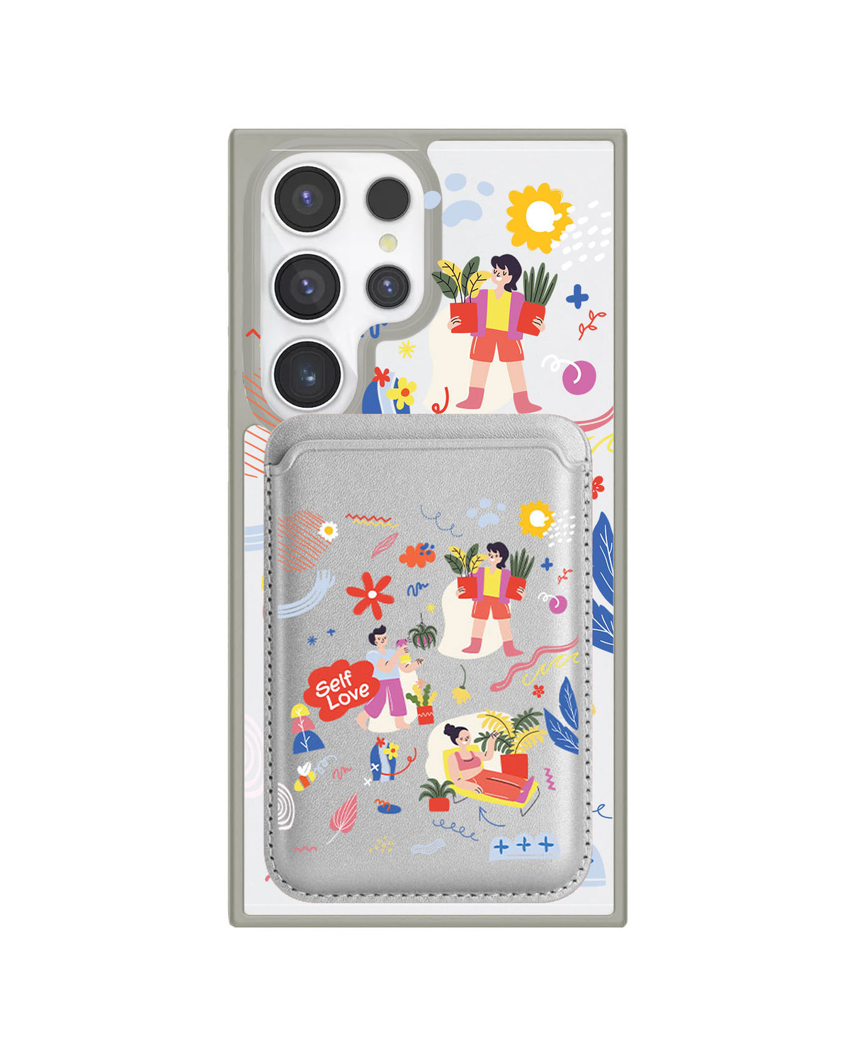Android Magnetic Wallet Case - Self Love Sticker Pack 1.0