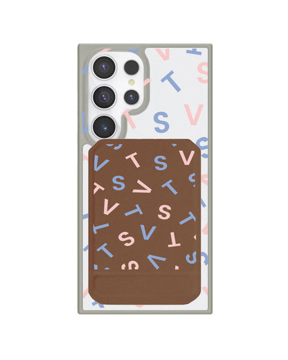 Android Magnetic Multifold Wallet - Seventeen Monogram