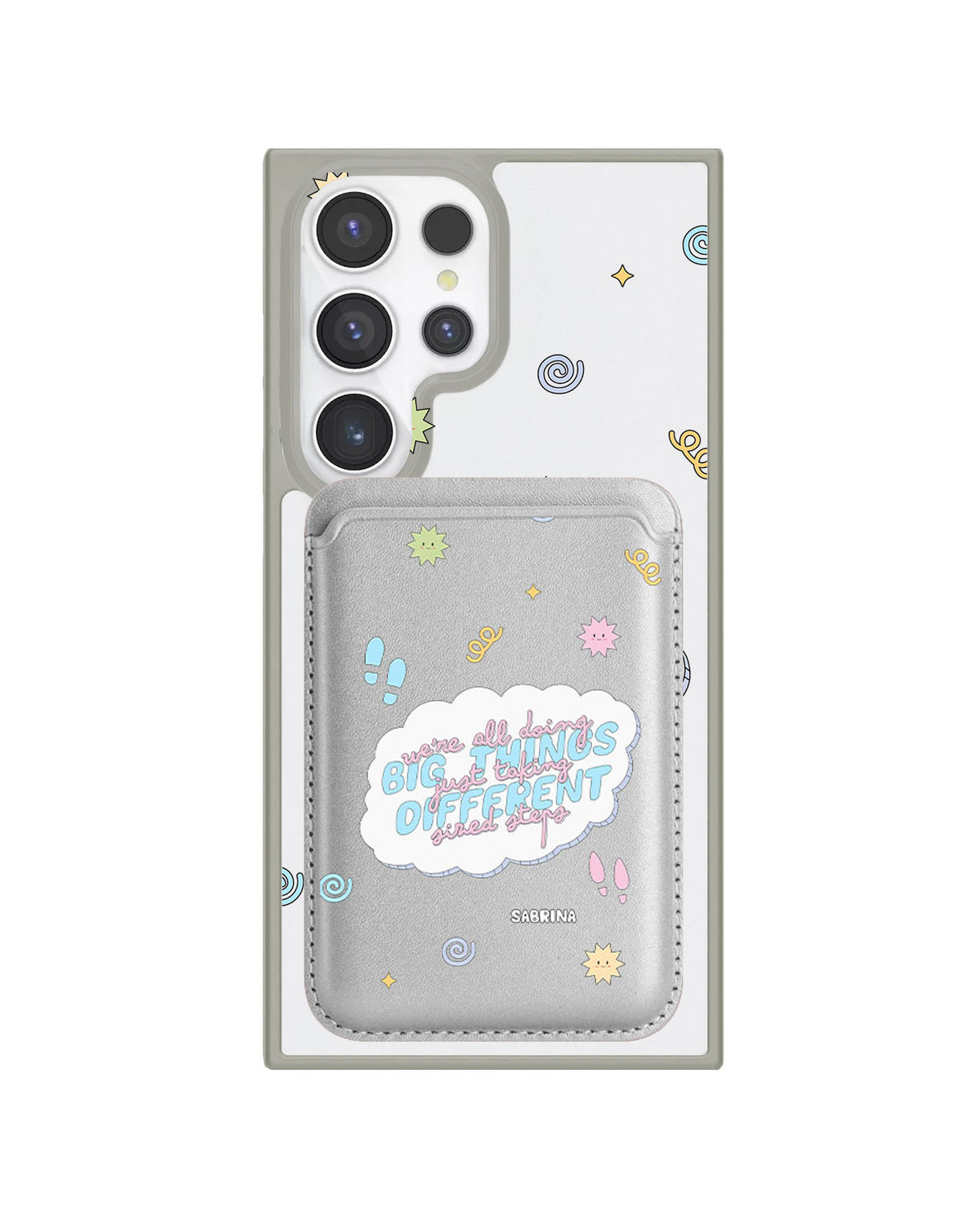 Android Magnetic Wallet Case - Different Steps