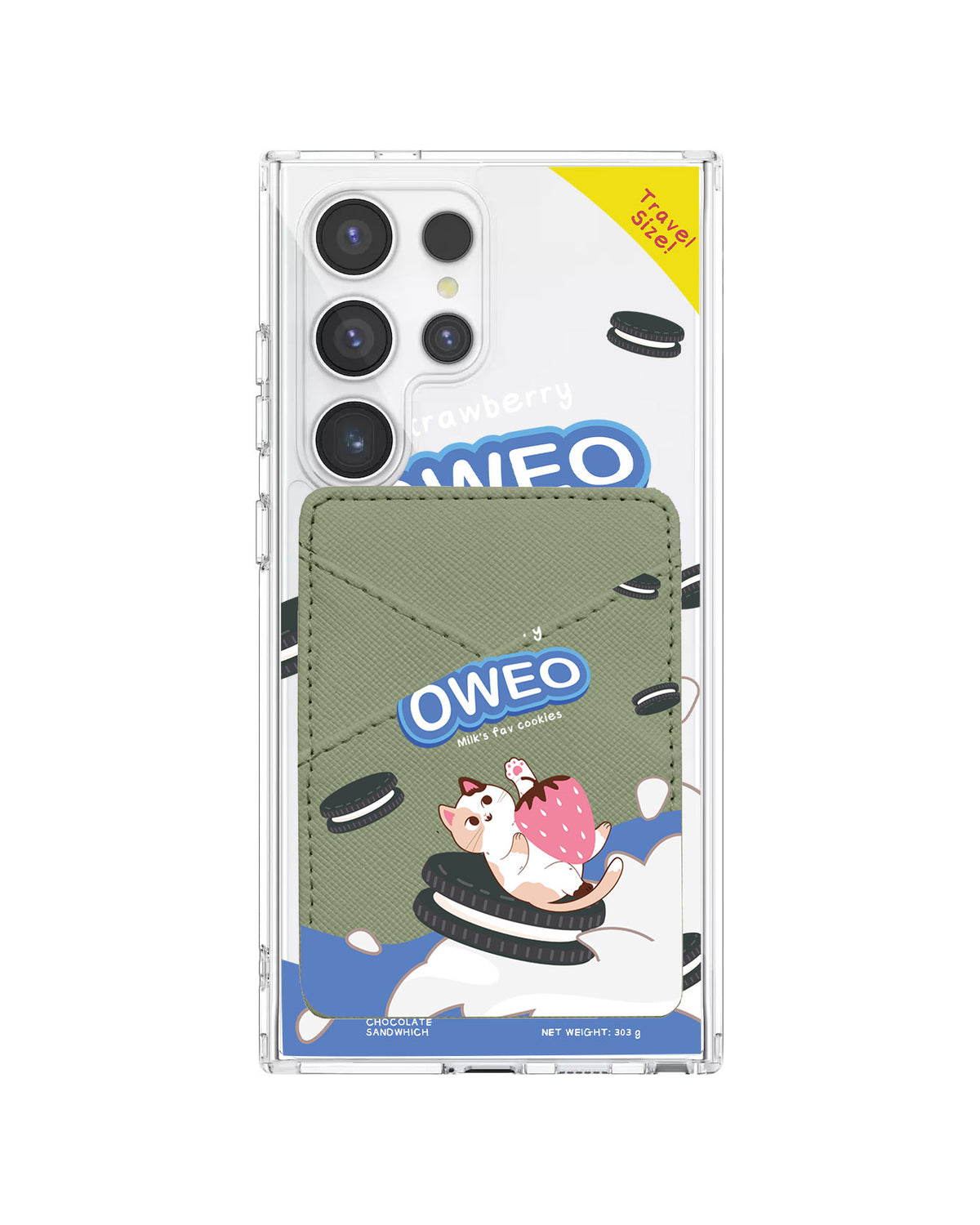 Android Phone Wallet Case - Oweo Cat