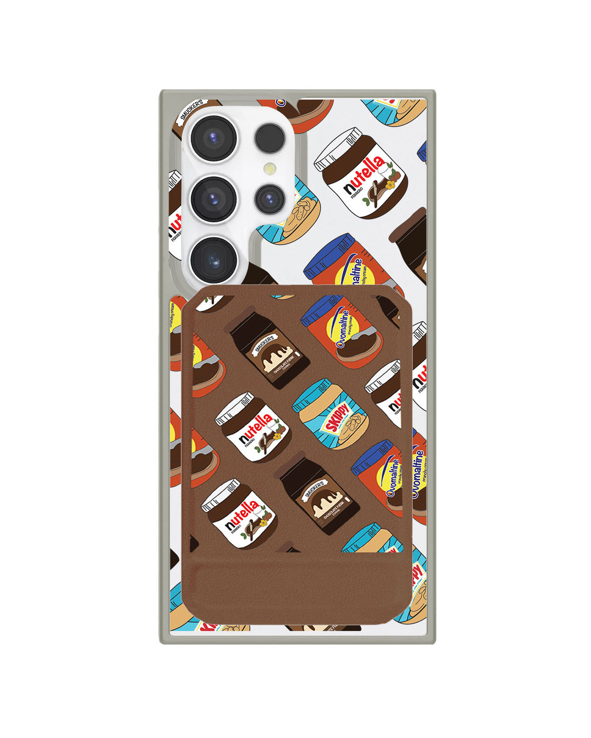 Android Magnetic Multifold Wallet - Choco Spread