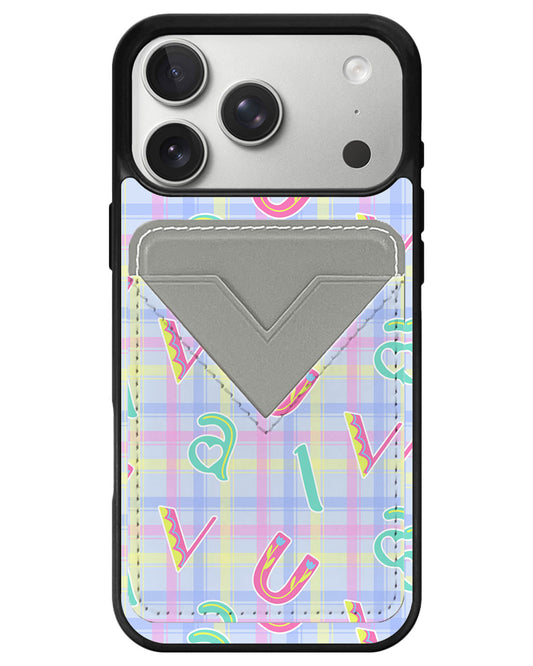 iPhone Avant Wallet Case - Playful Monogram 6.0