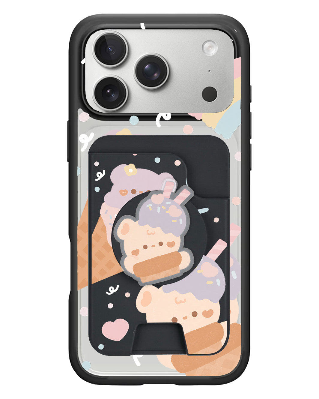 iPhone Magpop Wallet - Ice Cream for Teddy