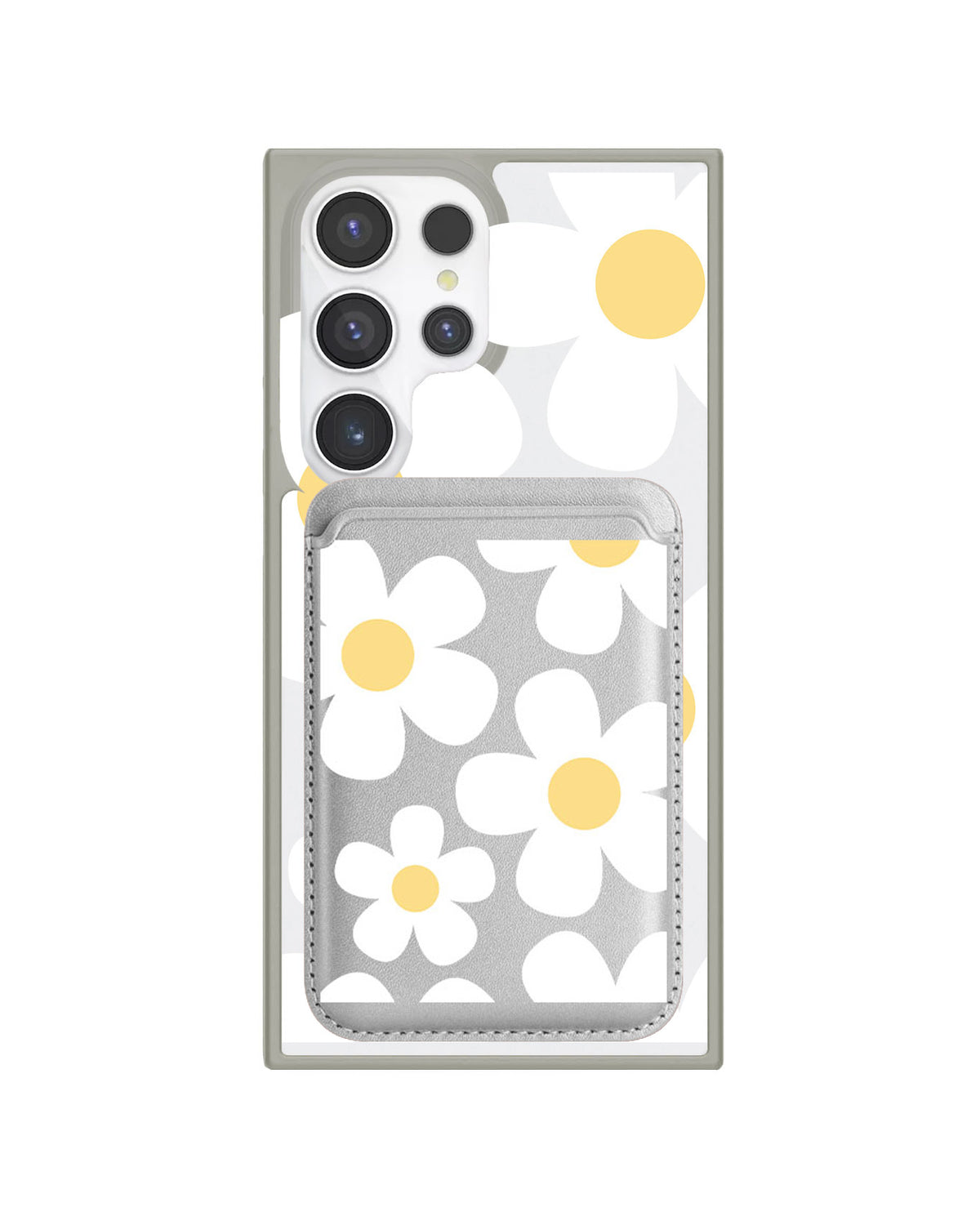Android Magnetic Wallet Case - Daisy 1.0