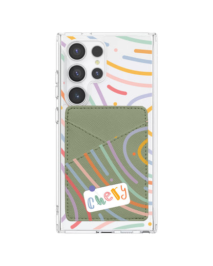 Android Phone Wallet Case - Doodle Monogram 2.0