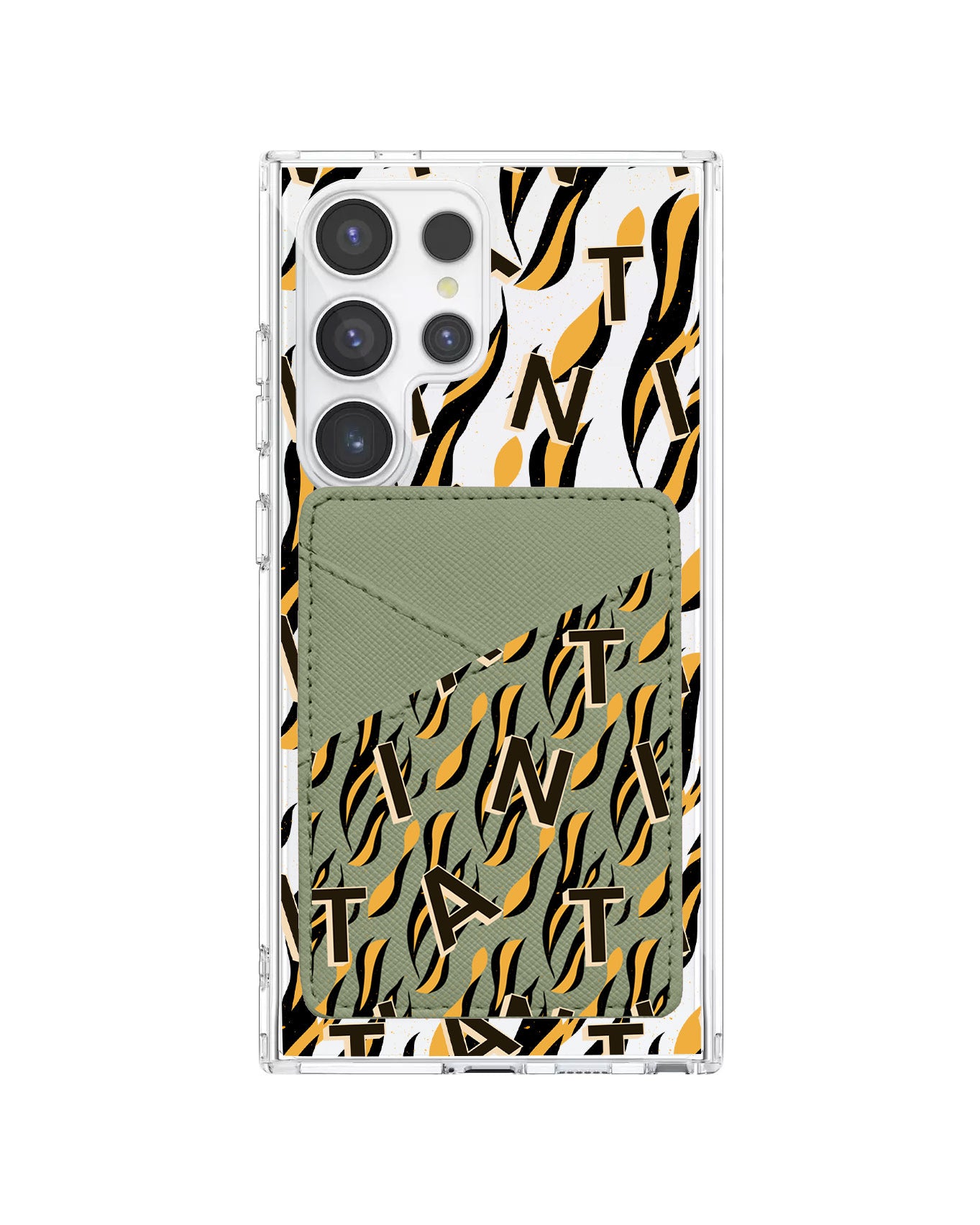 Android Phone Wallet Case - Tiger Monogram 1.0