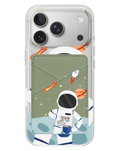 iPhone Phone Wallet Case - Baristronaut