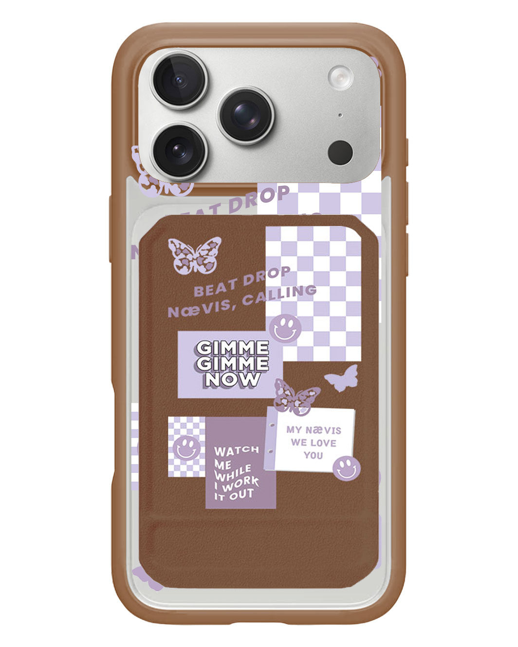 iPhone Magnetic Multifold Wallet - Aespa Sticker Pack