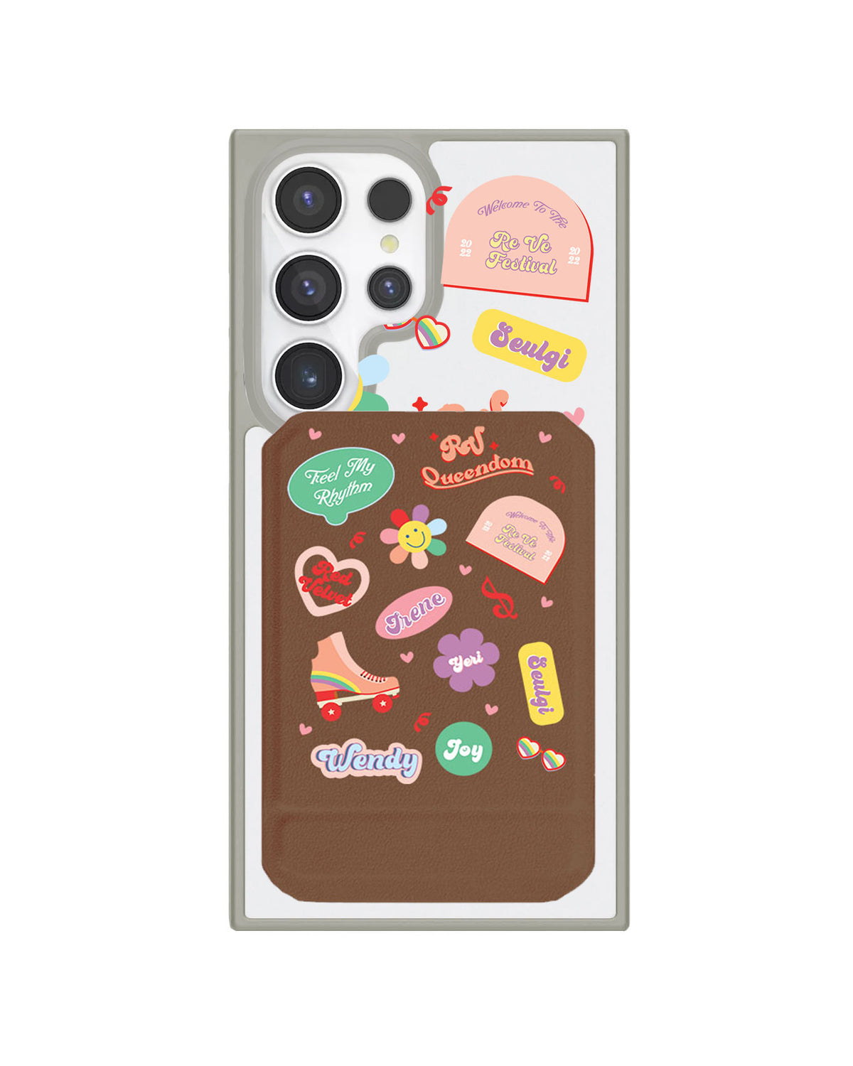 Android Magnetic Multifold Wallet - Red Velvet Sticker Pack