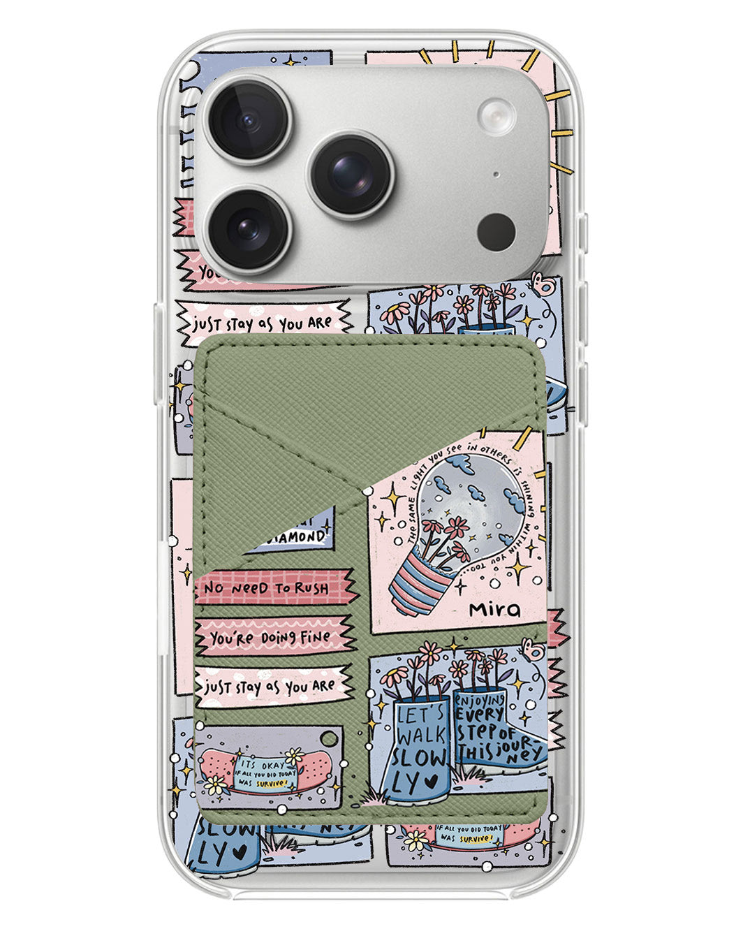 iPhone Phone Wallet Case - Shine