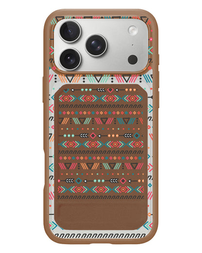 iPhone Magnetic Multifold Wallet - Ethnic 1.0