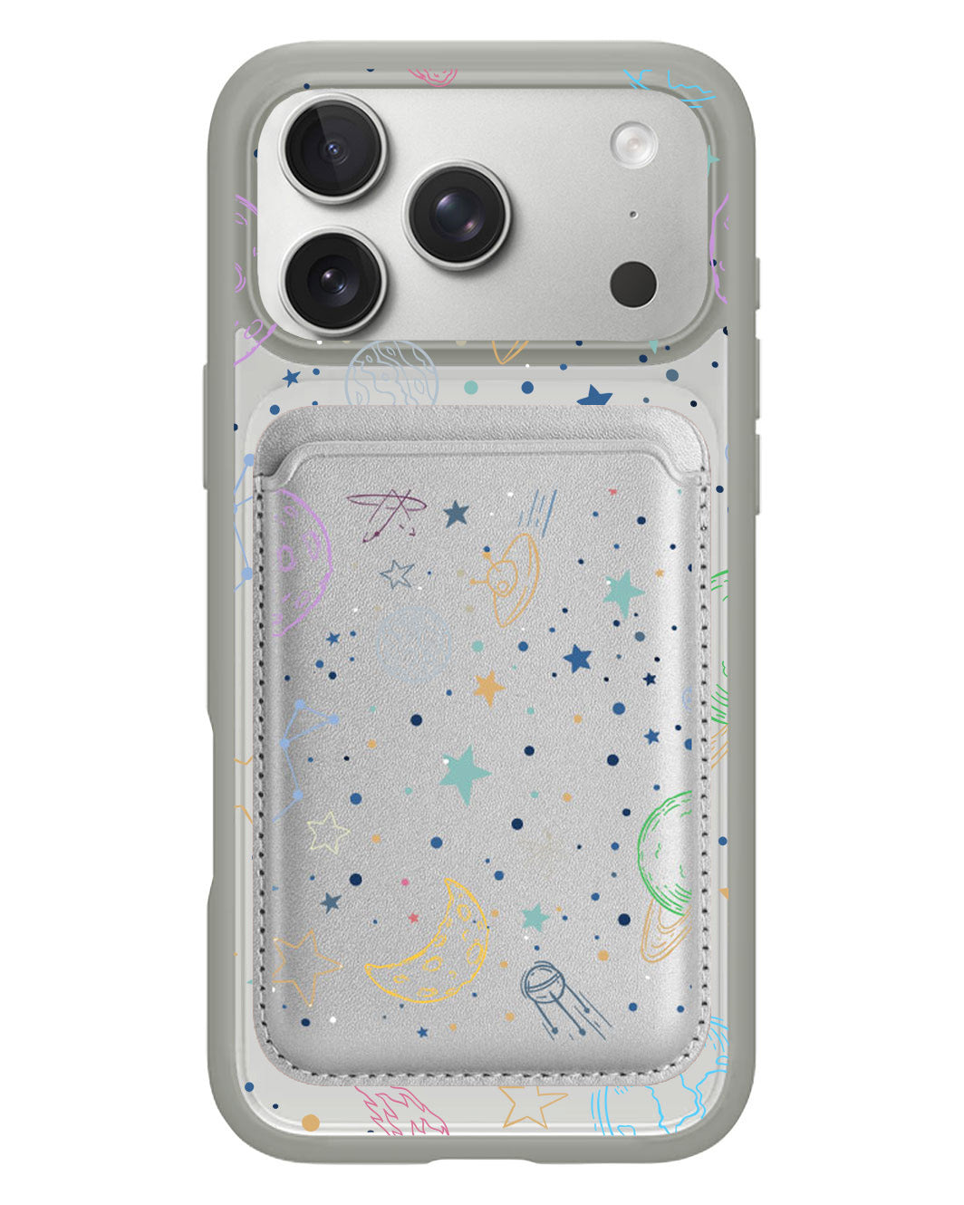 iPhone Magnetic Wallet Case - Galaxy