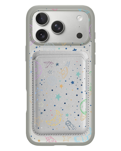 iPhone Magnetic Wallet Case - Galaxy
