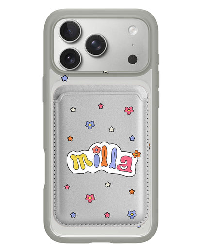 iPhone Magnetic Wallet Case - Adorable Monogram 5.0
