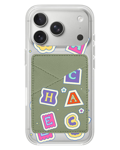 iPhone Phone Wallet Case - Adorable Monogram 3.0