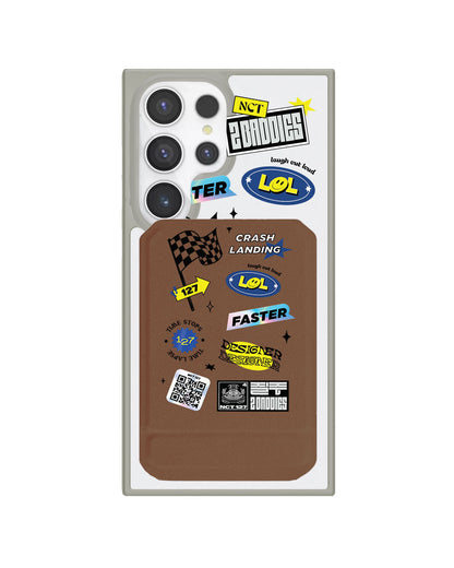 Android Magnetic Multifold Wallet - NCT127 Sticker Pack