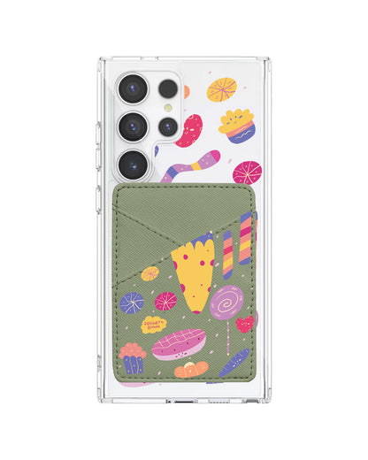 Android Phone Wallet Case - Dessert Doodle