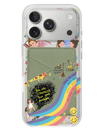 iPhone Phone Wallet Case - Self Love 2.0