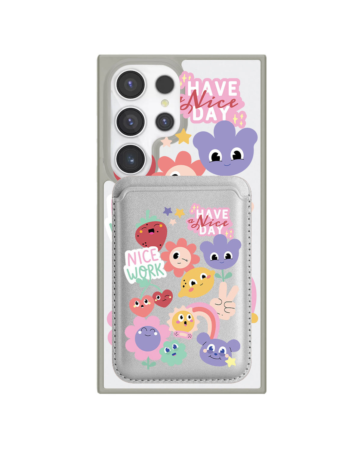 Android Magnetic Wallet Case - Garden Party